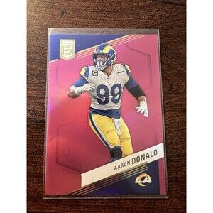 2023 Donruss Elite Aaron Donald Pink Parallel #2 – Los Angeles Rams